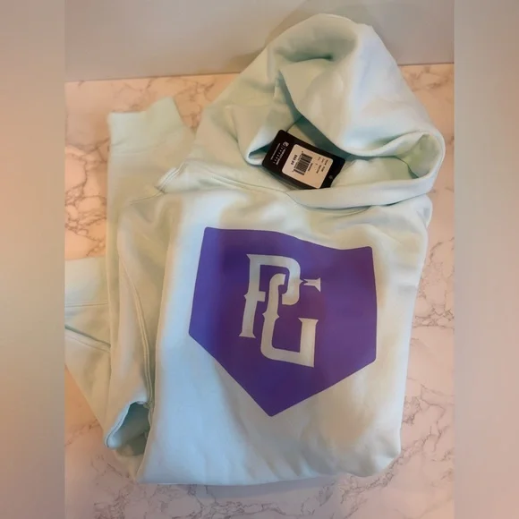 NWT Perfect Game “dish” hoodie small color seafoam - Picture 4 of 4